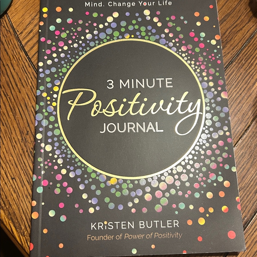 3 Minute Positivity Journal: Mood Mind Life Kristen Butler NEW